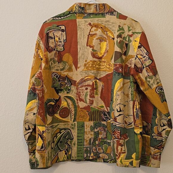 vintage morgan cole picasso jacket large - Picture 4 of 11